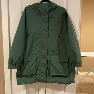 Vintage Eddie Bauer anorak zip front coat